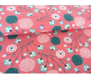 Jersey By Lots - Blumen aprikot